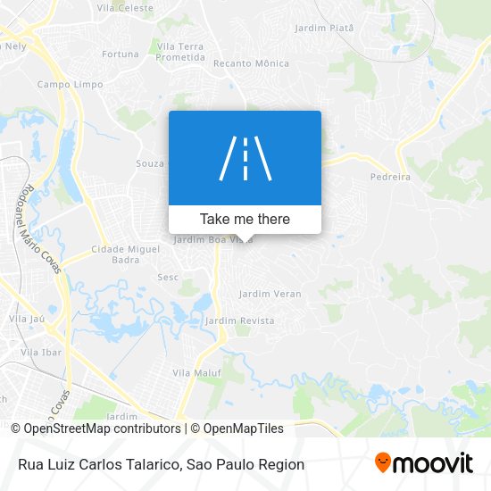 Rua Luiz Carlos Talarico map