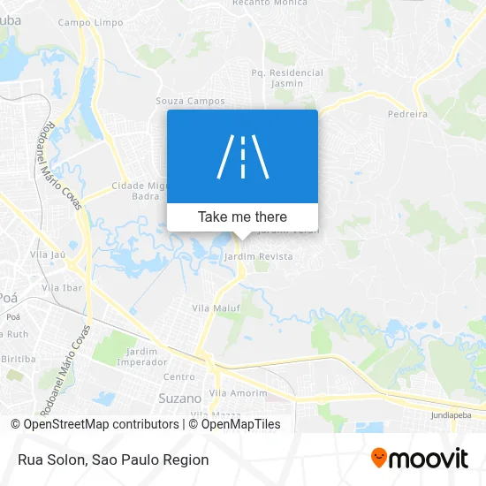 Rua Solon map