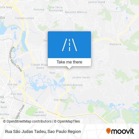 Mapa Rua São Judas Tadeu