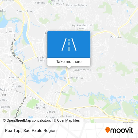 Rua Tupi map