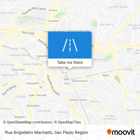 Rua Brigadeiro Machado map