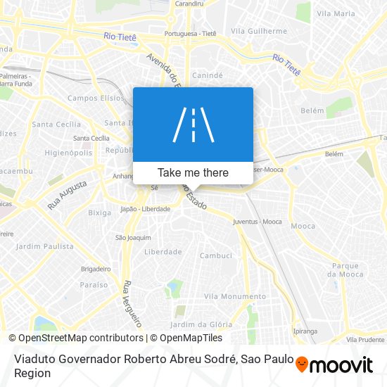 Viaduto Governador Roberto Abreu Sodré map