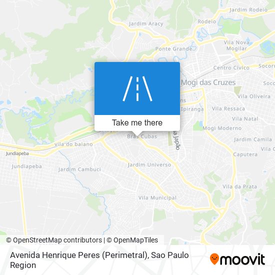 Mapa Avenida Henrique Peres (Perimetral)