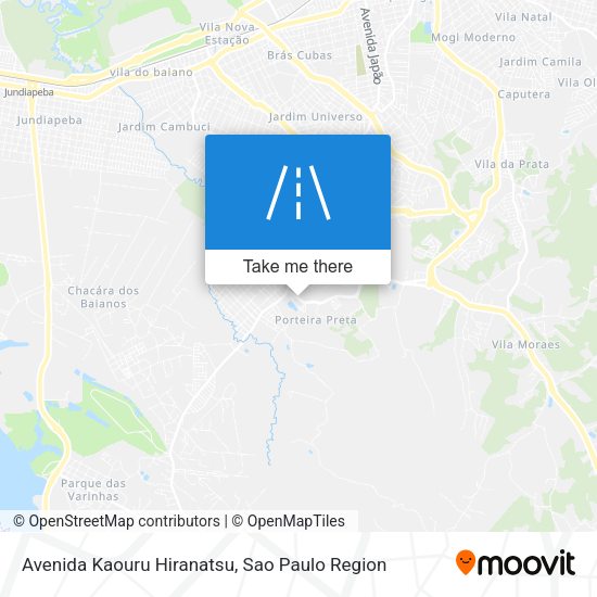 Avenida Kaouru Hiranatsu map