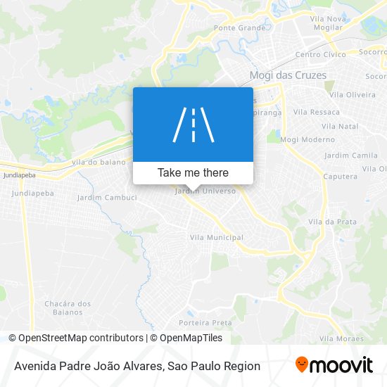 Avenida Padre João Alvares map