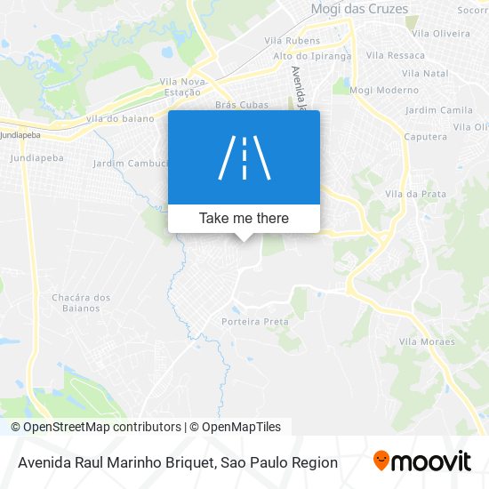 Avenida Raul Marinho Briquet map