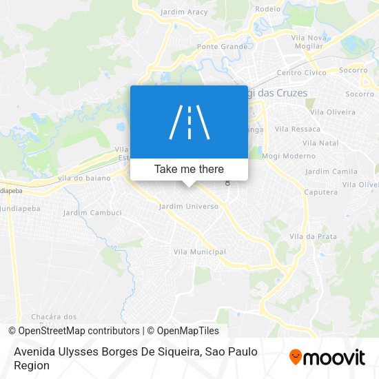 Avenida Ulysses Borges De Siqueira map