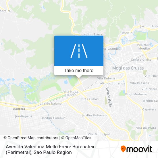 Avenida Valentina Mello Freire Borenstein (Perimetral) map