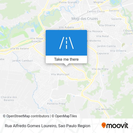 Rua Alfredo Gomes Loureiro map
