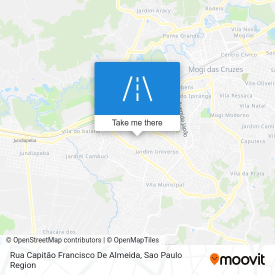 Rua Capitão Francisco De Almeida map
