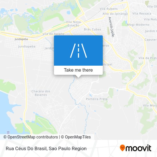 Rua Céus Do Brasil map
