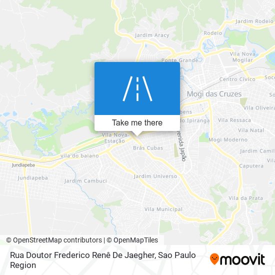 Mapa Rua Doutor Frederico Renê De Jaegher