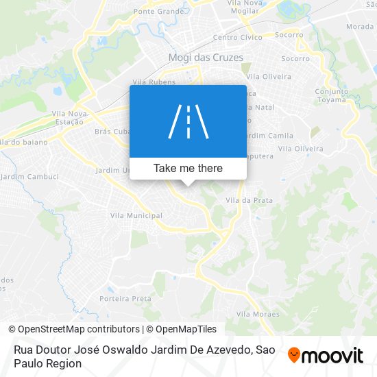 Rua Doutor José Oswaldo Jardim De Azevedo map