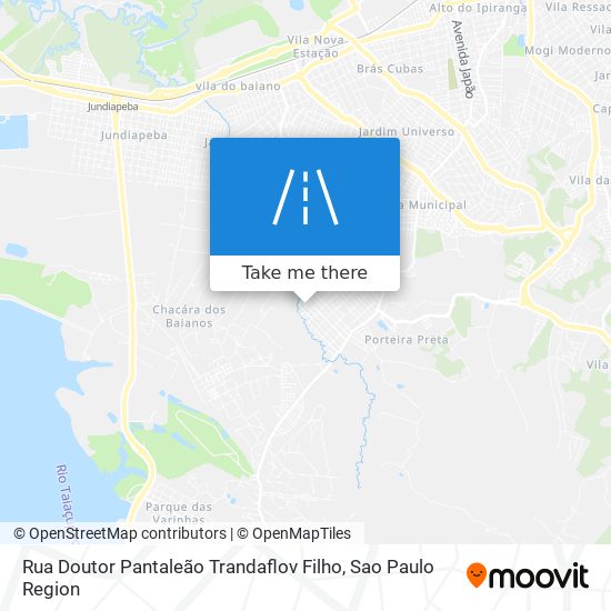 Rua Doutor Pantaleão Trandaflov Filho map