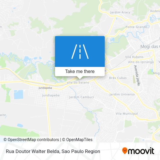 Rua Doutor Walter Belda map