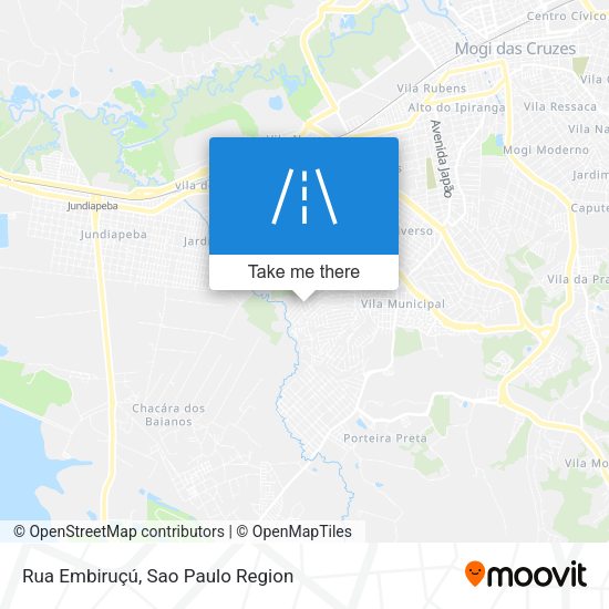 Rua Embiruçú map