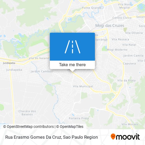 Rua Erasmo Gomes Da Cruz map