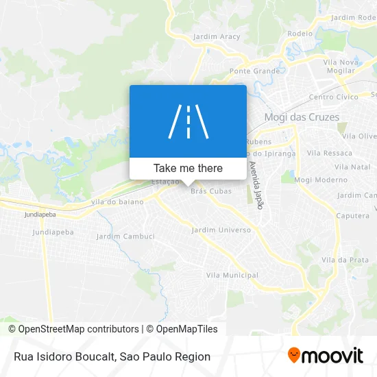 Rua Isidoro Boucalt map