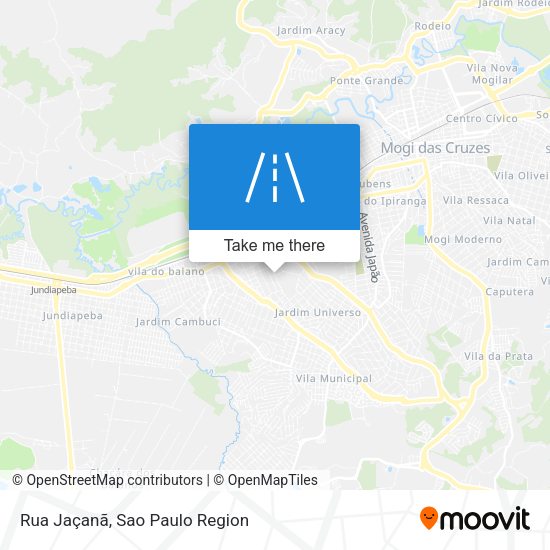 Rua Jaçanã map