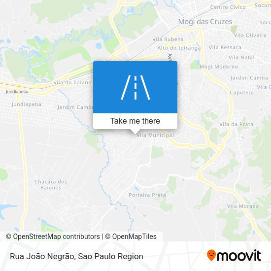 Rua João Negrão map