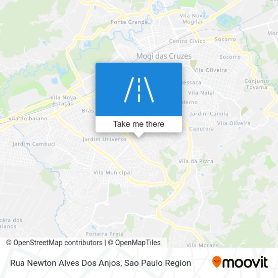 Rua Newton Alves Dos Anjos map