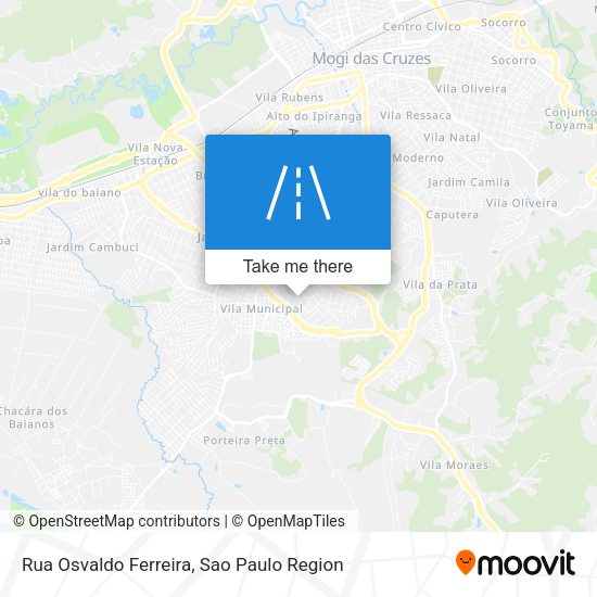 Rua Osvaldo Ferreira map