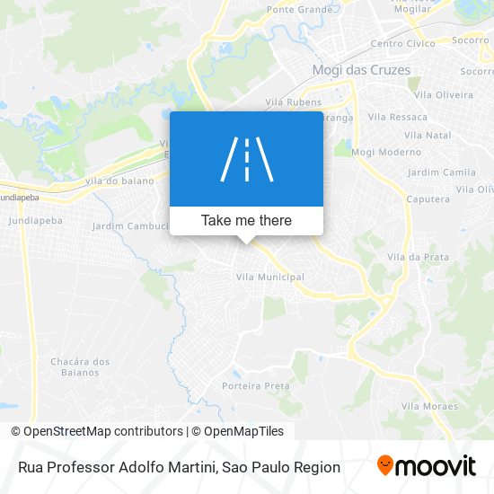 Rua Professor Adolfo Martini map