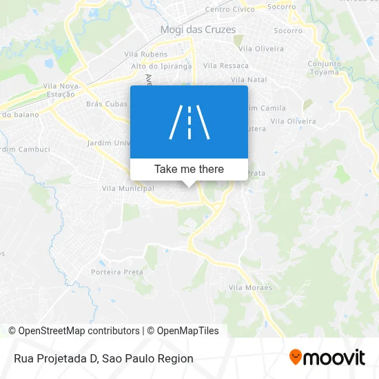 Rua Projetada D map