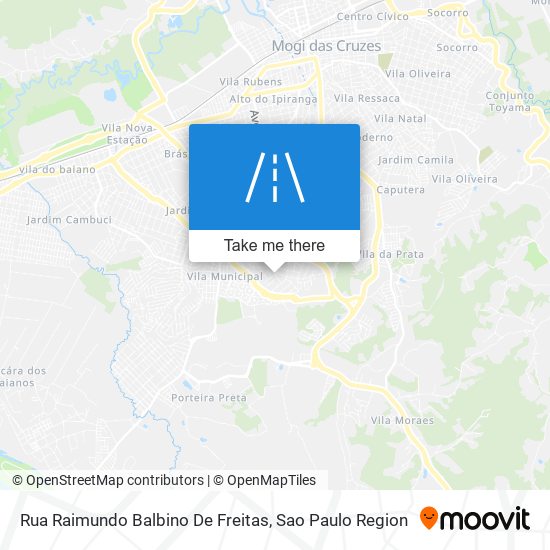 Mapa Rua Raimundo Balbino De Freitas