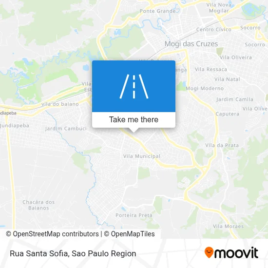 Rua Santa Sofia map