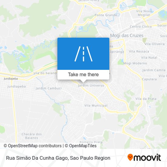 Rua Simão Da Cunha Gago map