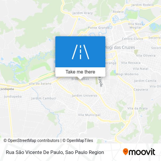 Rua São Vicente De Paulo map