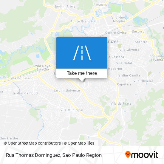 Rua Thomaz Dominguez map