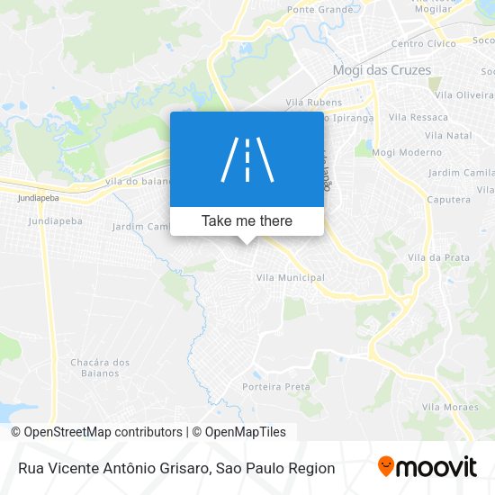 Rua Vicente Antônio Grisaro map