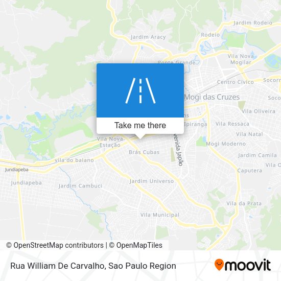 Rua William De Carvalho map
