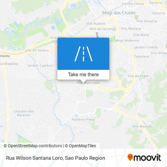 Rua Wilson Santana Loro map