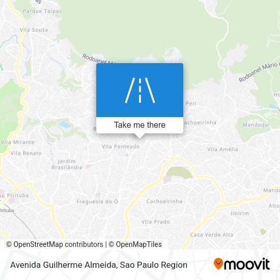 Avenida Guilherme Almeida map