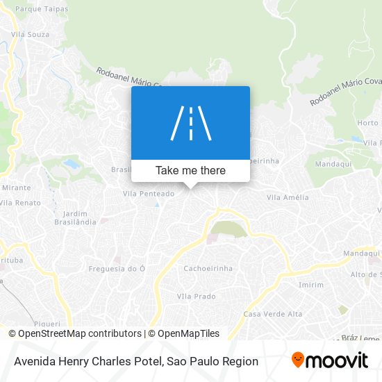 Mapa Avenida Henry Charles Potel