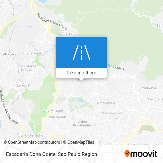 Escadaria Dona Odete map