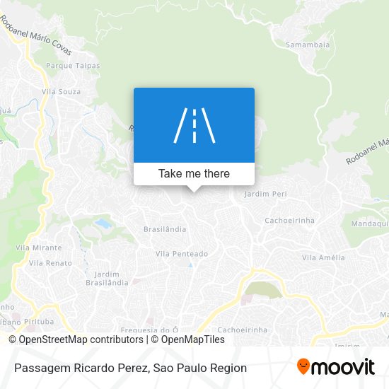 Passagem Ricardo Perez map