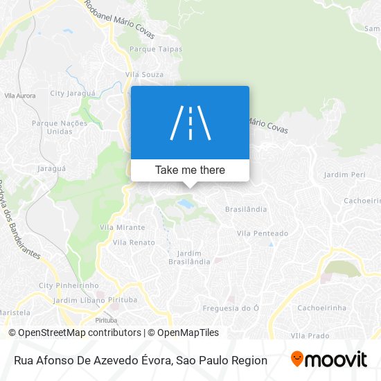 Mapa Rua Afonso De Azevedo Évora