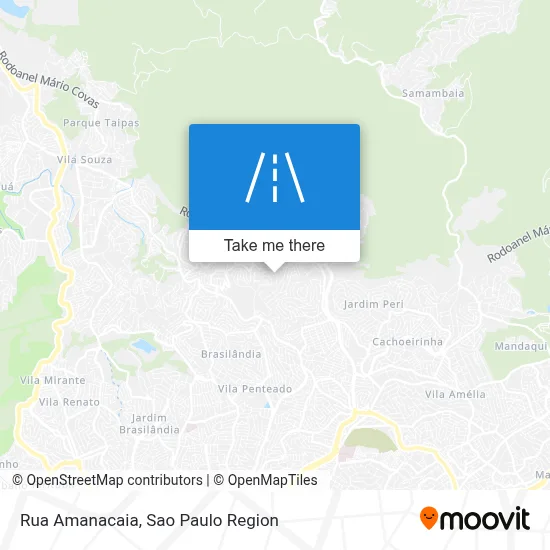Rua Amanacaia map