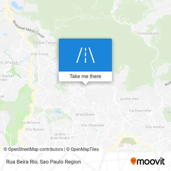 Rua Beira Rio map
