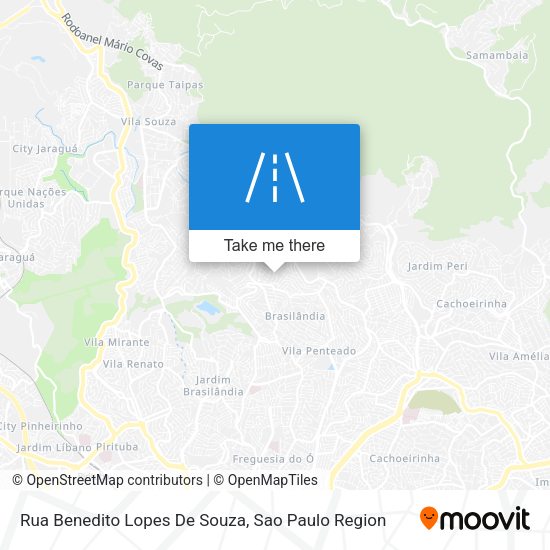 Rua Benedito Lopes De Souza map
