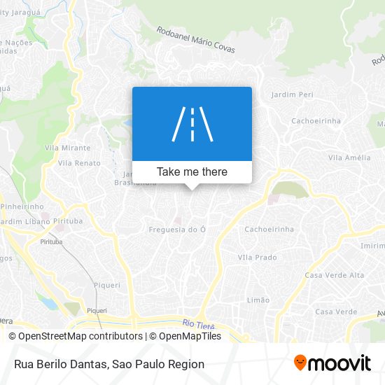 Mapa Rua Berilo Dantas