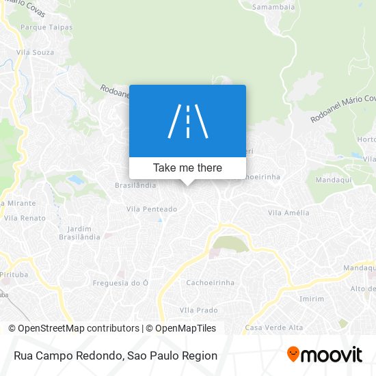 Rua Campo Redondo map