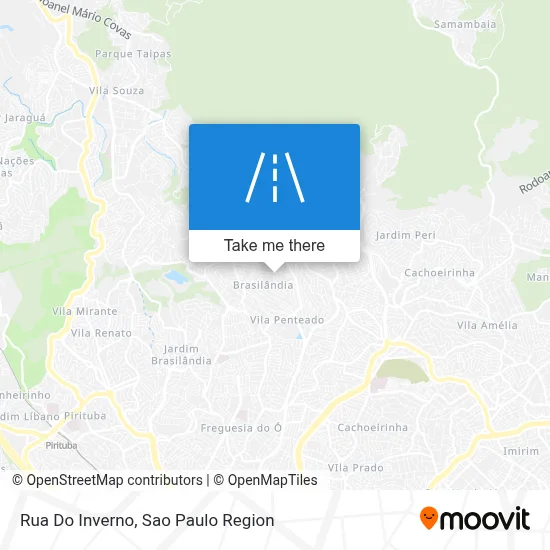 Rua Do Inverno map