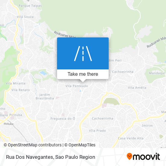 Rua Dos Navegantes map