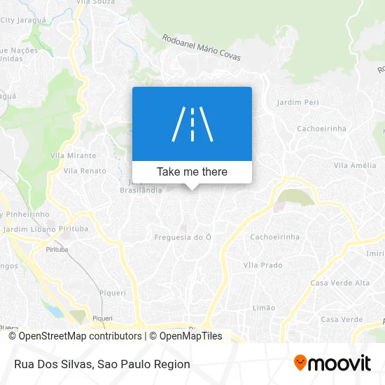 Rua Dos Silvas map