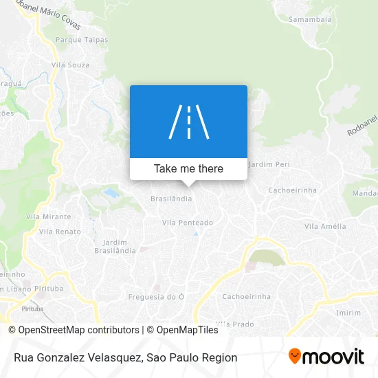 Rua Gonzalez Velasquez map